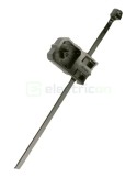 Suport bride - 4.8x286 mm - plastic, cu bridă preasamblată, negru - Celo 94TBBL