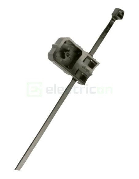 Suport bride - 4.8x286 mm - plastic, cu bridă preasamblată, negru - Celo 94TBBL