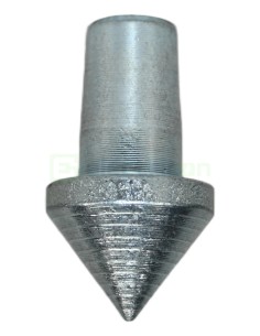 Vârf electrod - pentru împământare - Ø 25 mm, oțel zincat termic (FT) - Dietzel Univolt ESP25fv (063996)