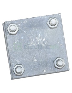 Legătură plană cruce platbandă 40x4mm - pentru impământare - oțel - Dietzel Univolt KK40/40FVM8 (006250) 2