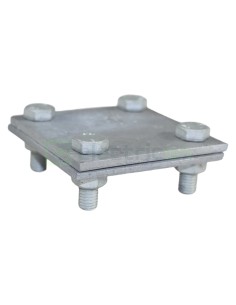 Legătură plană cruce platbandă 40x4mm - pentru impământare - oțel - Dietzel Univolt KK40/40FVM8 (006250)