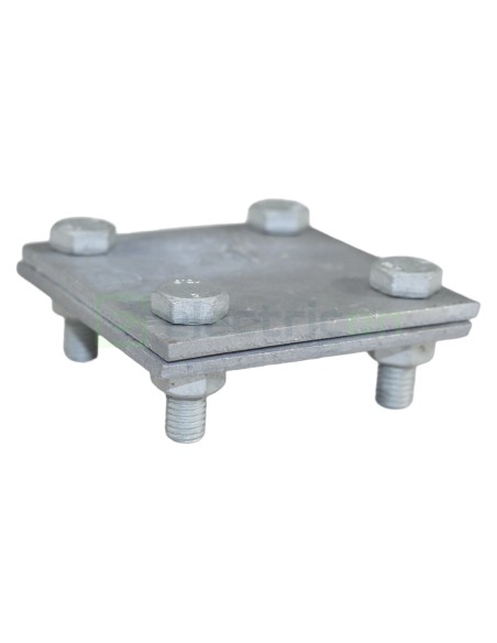 Legătură plană cruce platbandă 40x4mm - pentru impământare - oțel - Dietzel Univolt KK40/40FVM8 (006250)