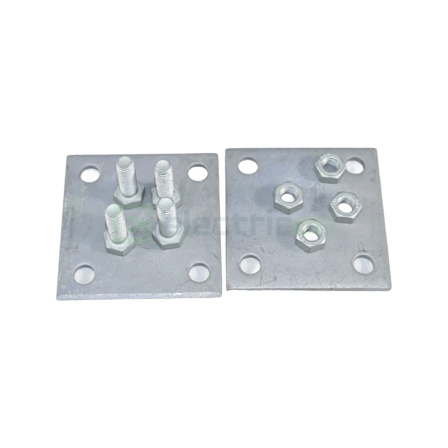 Legătură plană cruce platbandă 40x4mm - pentru impământare - oțel - Dietzel Univolt KK40/40FVM8 (006250)