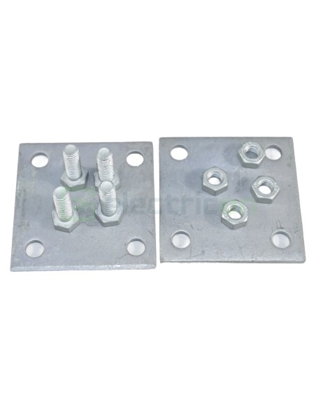 Legătură plană cruce platbandă 40x4mm - pentru impământare - oțel - Dietzel Univolt KK40/40FVM8 (006250)