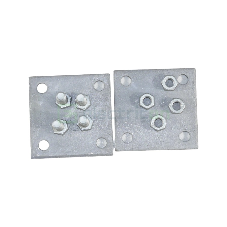 Legătură plană cruce platbandă 40x4mm - pentru impământare - oțel - Dietzel Univolt KK40/40FVM8 (006250)