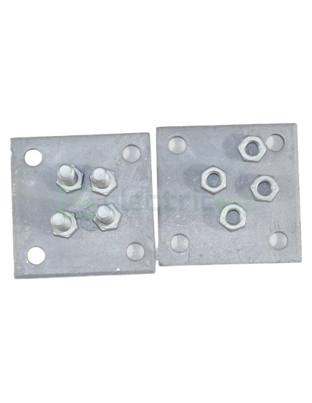 Legătură plană cruce platbandă 40x4mm - pentru impământare - oțel - Dietzel Univolt KK40/40FVM8 (006250)