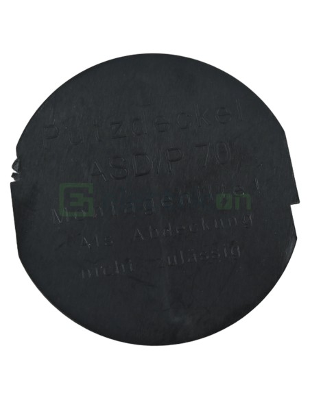 Capac doză - pentru dozele ASD Ø 70 mm, negru - Dietzel Univolt ASD-PD 70 (000832)