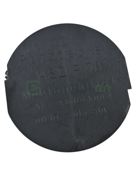 Capac doză - pentru dozele ASD Ø 70 mm, negru - Dietzel Univolt ASD-PD 70 (000832)