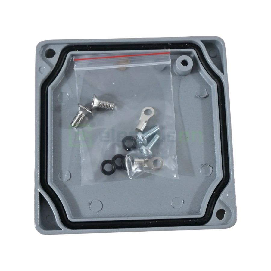 Doză ramificație aparentă IP66 - 100x100x59 mm - Cutie conexiuni Elettrocanali EC485C1
