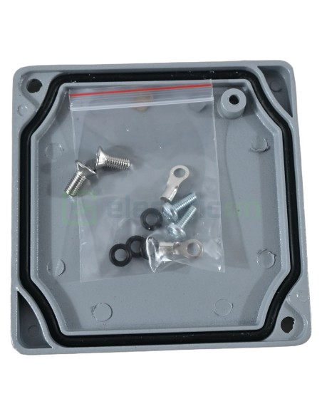 Doză ramificație aparentă IP66 - 100x100x59 mm - Cutie conexiuni Elettrocanali EC485C1