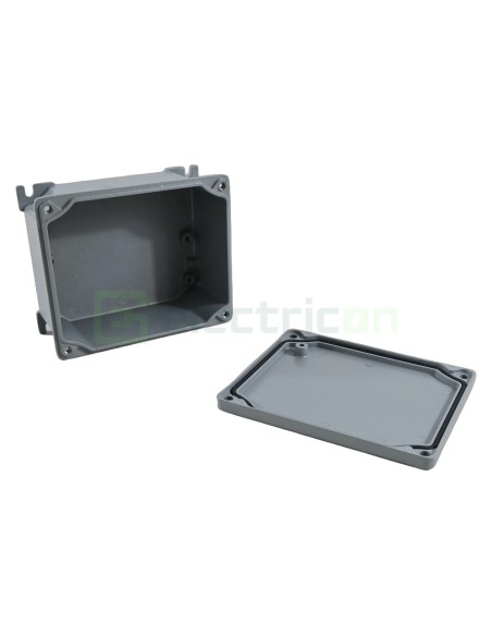 Doză ramificație aparentă IP66 - 140x115x60 mm - Cutie conexiuni Elettrocanali EC485C2