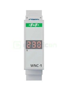 Indicator tensiune - Lampă semnalizare - monofazat cu display - F&F Filipowski WNC-1 2