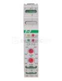 Releu control și monitorizare tensiune - monofazat - reglabil 150-270VAC 1ND 16A F&F Filipowski - CP-710