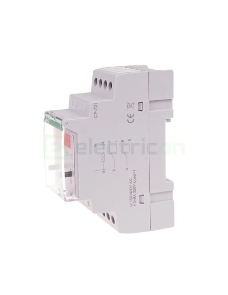 Releu control tensiune - trifazat cu blocare timp - 1ND 10A 3M - F&F Filipowski - CP-730