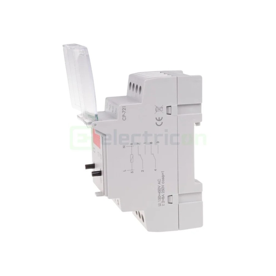 Releu control și monitorizare tensiune - monofazat - reglabil 150-270VAC 2ND 8A F&F Filipowski - CP-721