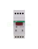 Releu control și monitorizare tensiune - monofazat - reglabil 150-270VAC 2ND 8A F&F Filipowski - CP-721