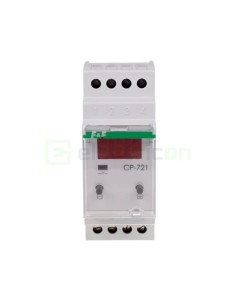 Releu control și monitorizare tensiune - monofazat - reglabil 150-270VAC 2ND 8A F&F Filipowski - CP-721