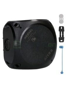 Doză ramificație aparentă IP66 - 104x104x70 mm - Cutie conexiuni Hensel KF 0400 B
