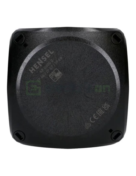 Doză ramificație aparentă IP66 - 104x104x70 mm - Cutie conexiuni Hensel KF 0400 B