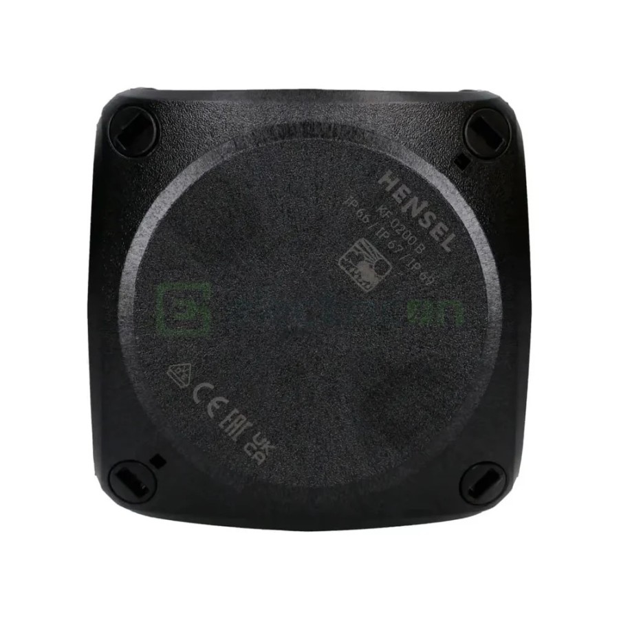 Doză ramificație aparentă IP66 - 93x93x62 mm - Cutie conexiuni Hensel KF 0200 B