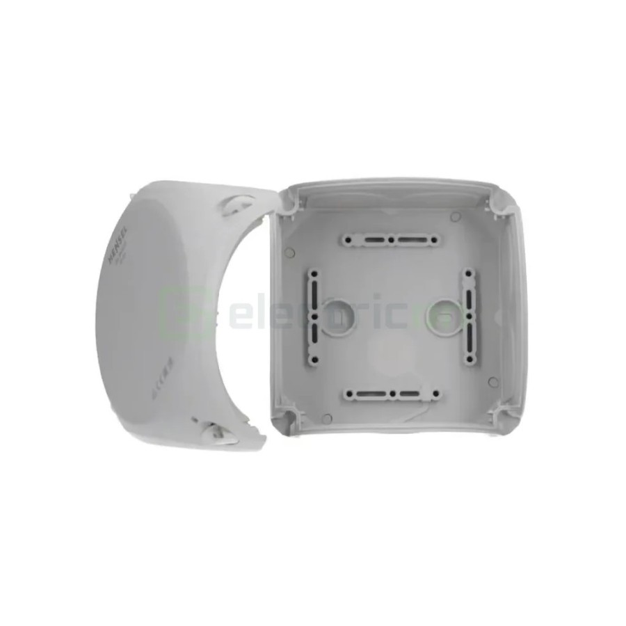 Doză ramificație aparentă IP66 - 130x130x77 mm - Cutie conexiuni Hensel DK 0600 GZ