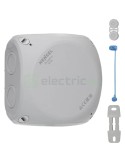 Doză ramificație aparentă IP66 - 130x130x77 mm - Cutie conexiuni Hensel DK 0600 GZ