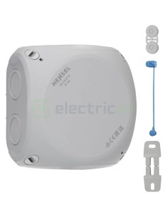 Doză ramificație aparentă IP66 - 130x130x77 mm - Cutie conexiuni Hensel DK 0600 GZ