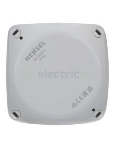 Doză ramificație aparentă IP66 - 104x104x70 mm - Cutie conexiuni Hensel DK 0404 GZ 2