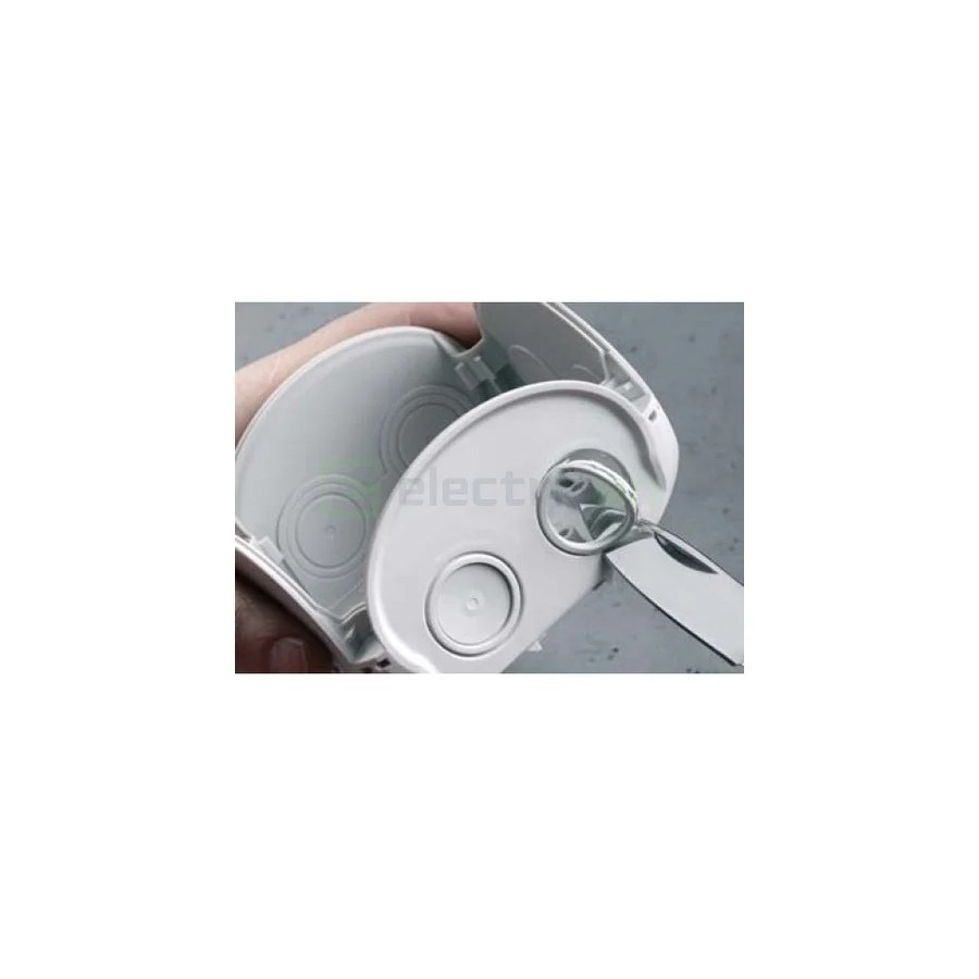 Doză ramificație aparentă IP66 - 104x104x70 mm - Cutie conexiuni Hensel DK 0404 GZ
