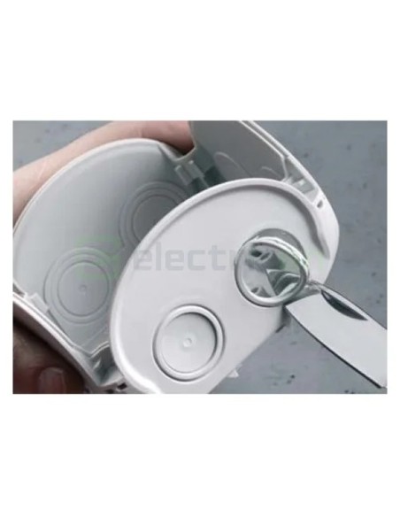 Doză ramificație aparentă IP66 - 104x104x70 mm - Cutie conexiuni Hensel DK 0404 GZ