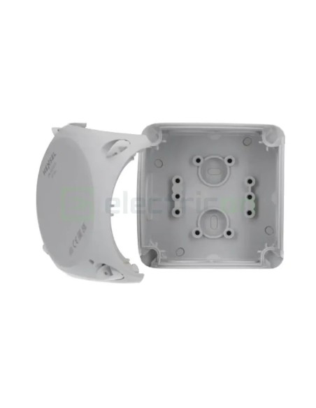 Doză ramificație aparentă IP66 - 104x104x70 mm - Cutie conexiuni Hensel DK 0400 GZ