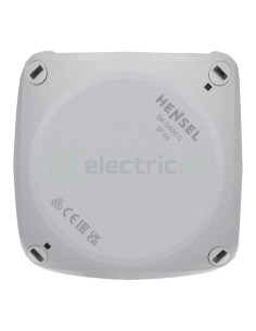 Doză ramificație aparentă IP66 - 104x104x70 mm - Cutie conexiuni Hensel DK 0400 GZ 2