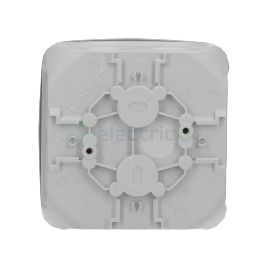 Doză ramificație aparentă IP66 - 93x93x62 mm - Cutie conexiuni Hensel DK 0202 GZ