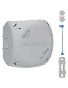 Doză ramificație aparentă IP66 - 93x93x62 mm - Cutie conexiuni Hensel DK 0200 GZ