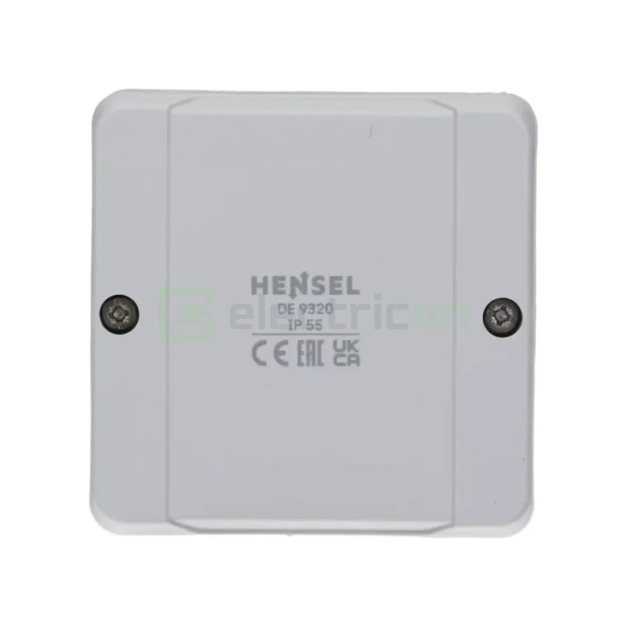 Doză ramificație aparentă IP55 - 88x88x50 mm - Cutie conexiuni Hensel DE9320
