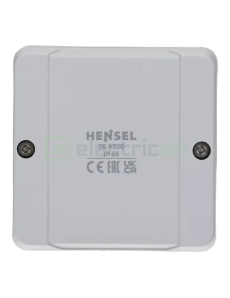 Doză ramificație aparentă IP55 - 88x88x50 mm - Cutie conexiuni Hensel DE9320