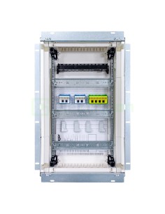Tablou electric metalic - siguranțe - 36M (3x12) incastrat Univers Hager FWU31S 2