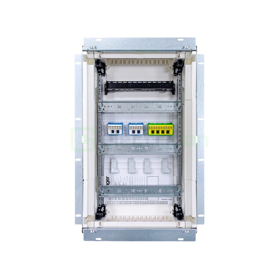 Tablou electric metalic - siguranțe - 36M (3x12) incastrat Univers Hager FWU31S
