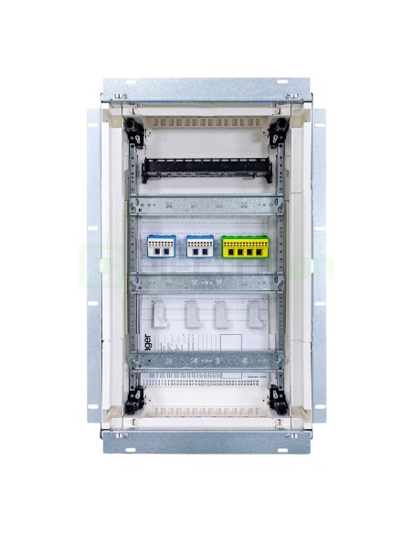 Tablou electric metalic - siguranțe - 36M (3x12) incastrat Univers Hager FWU31S