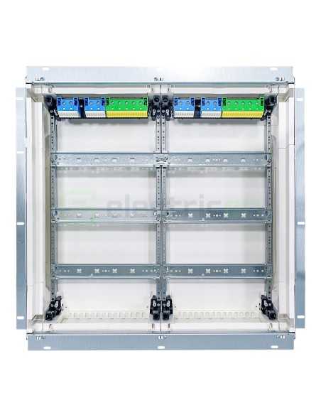 Tablou electric metalic - siguranțe - 72M (3x24) încastrat Univers Hager FWU32S
