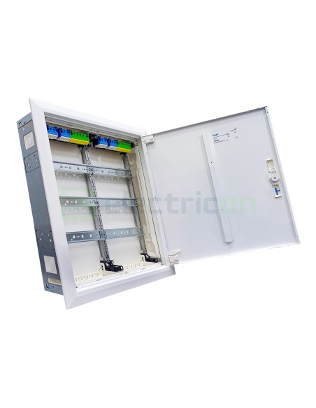 Tablou electric metalic - siguranțe - 72M (3x24) încastrat Univers Hager FWU32S
