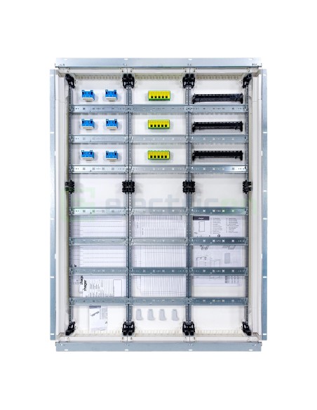 Tablou electric metalic - siguranțe - 252M (7x36) încastrat Hager Univers FWU73S