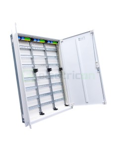 Tablou electric metalic - siguranțe - 252M (7x36) încastrat Hager Univers FWU73S