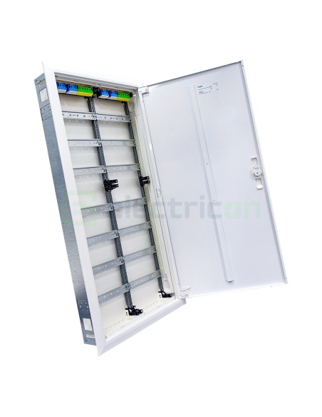 Tablou electric metalic - siguranțe - 168M (7x24) încastrat Hager Univers FWU72S