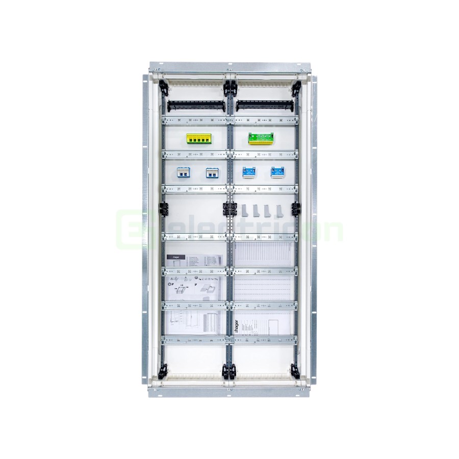 Tablou electric metalic - siguranțe - 168M (7x24) încastrat Hager Univers FWU72S