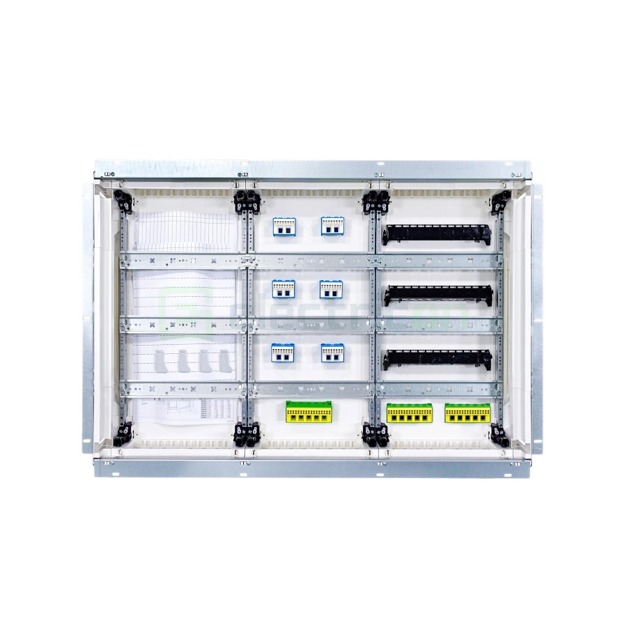 Tablou electric metalic - siguranțe - 108M (3x36) încastrat Hager Univers FWU33S