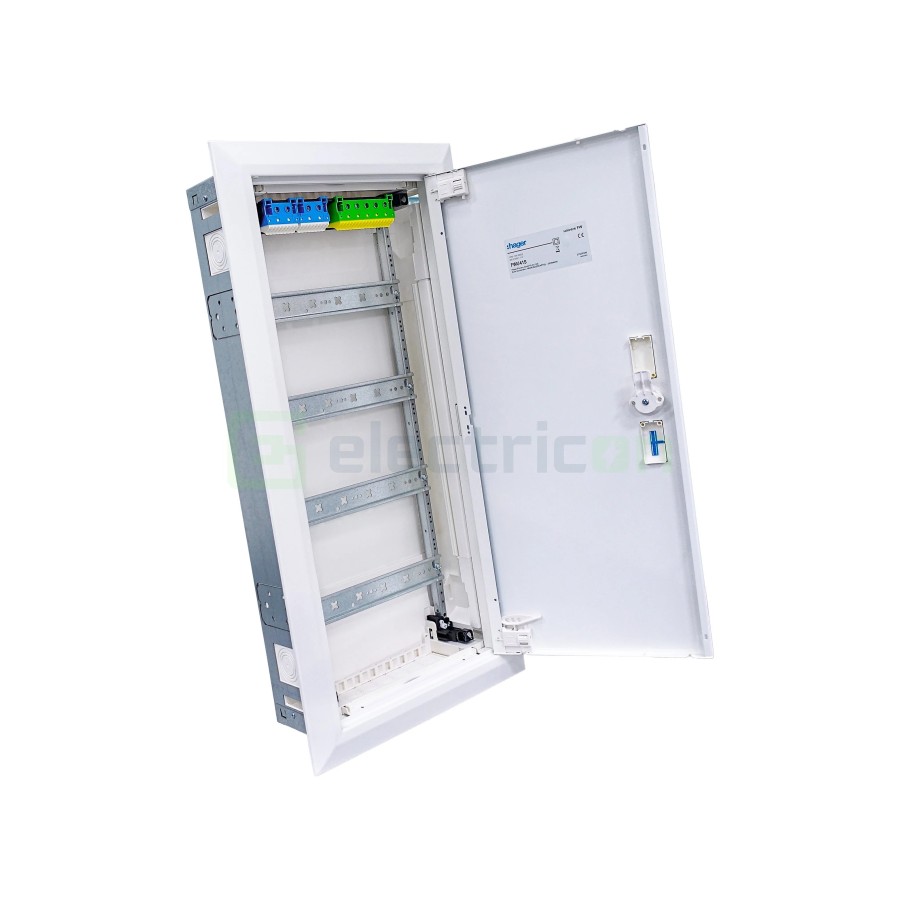 Tablou electric metalic - siguranțe - 48M (4x12) încastrat Univers Hager FWU41S