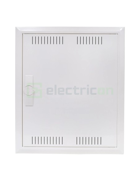 Tablou combo metalic - Hibrid - 96M (48M sigurante electrice + 48M multimedia) încastrat Univers Hager FWU42K1