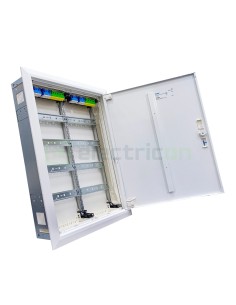 Tablou electric metalic - siguranțe - 96M (4x24) încastrat Univers Hager FWU42S