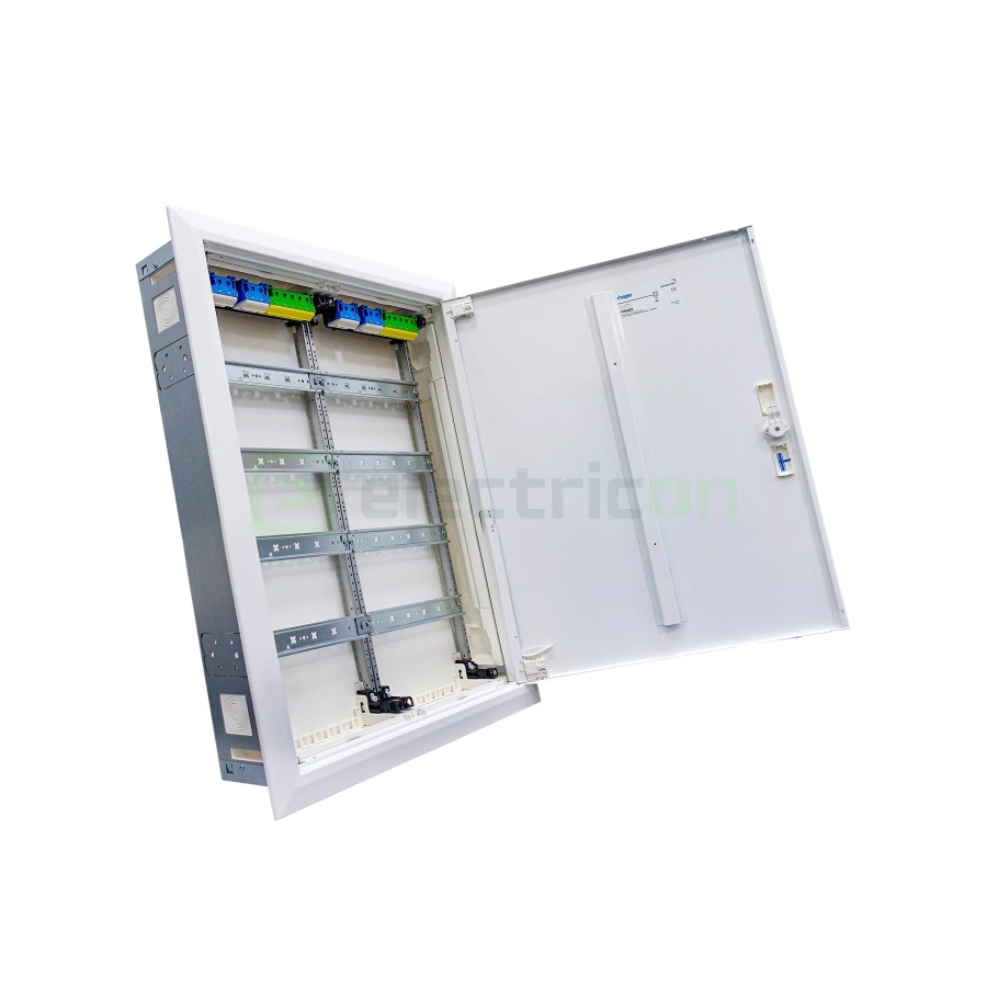 Tablou electric metalic - siguranțe - 96M (4x24) încastrat Univers Hager FWU42S